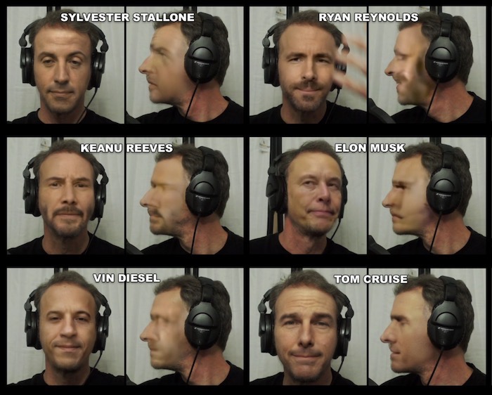Computer-generated deepfakes are often defeated by asking the person to turn their head to the side, which complicates the rendering process.